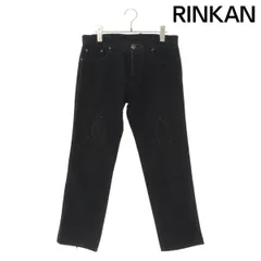 【極美品】クロムハーツ RINKAN鑑定済み フレアニー ステッチ デニムパンツ 極美品】クロムハーツ RINKAN鑑定済み フレアニー ステッチ