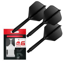 TARGET（ターゲット）K-FLEX SHAPE/NO6 FLIGHT (33MM MEDIUM, ブラック) 0