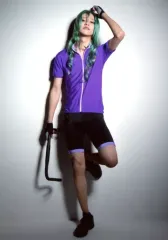 【中古】生写真(男性) □川瑠衣(巻島裕介)/全身・背景白・キャラクターショット/舞台『弱虫ペダル』新インターハイ篇～制・限・解・除(リミットブレイカー)～ブロマイド 総北高校セット