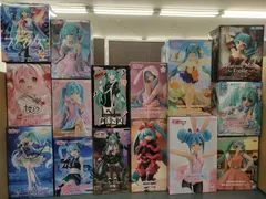 【未開封フィギュア】 プライズフィギュアまとめ売り 初音ミクシリーズ 15個セット 【50】