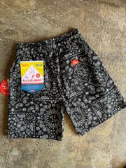 COOKMAN SHORT PANTS 新品 ペイズリー ブラック バンダナ柄