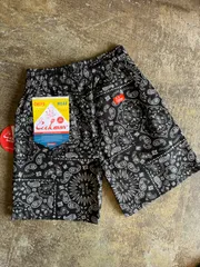 COOKMAN SHORT PANTS 新品 ペイズリー ブラック バンダナ柄のサムネイル