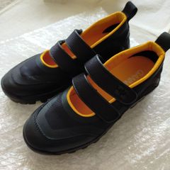 GANNI ガニー performance velcro mary jane 38サイズ ブラック×イエロー
