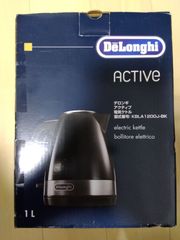 【新品未開封】デロンギ(DeLonghi) 電気ケトル アクティブ シリーズ ブラック KBLA1200J-BK