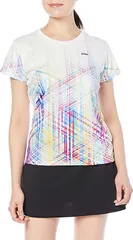 【新品】【Sサイズのみ】prince（プリンス）吸汗速乾 テニス バドミントン ウエア レディース・ウィメンズ ゲームシャツ パープル TML183T-139-S