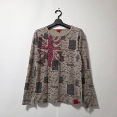 Y2K Archive 00s ユニオンジャック カットソー トップス ロングTシャツ 