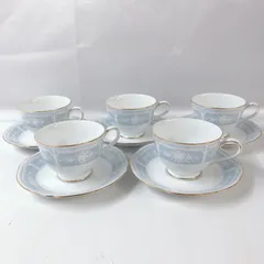 ノリタケ Noritake レースウッドゴールド カップ&ソーサーセット 5客