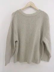 ◇ classicalelf クラシカルエルフ 2WAY 長袖 ニット カーディガン サイズM グレージュ系 レディース E  【1303240005200】