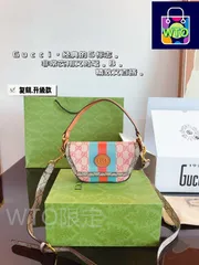 GUCCIグッチ半月牙、財布、キーバッグ、小銭入れ、ハンドバッグ、バッグ、ショルダーバッグ、ポーチ、-WTO輸入