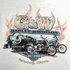 00年代 USA製 Harley-Davidson ハーレーダビッドソン プリントTシャツ メンズ3XL 