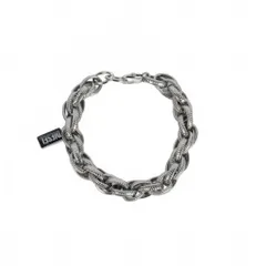 ディーゼル DIESEL チェーン ブレスレット シルバー DX1514のサムネイル