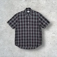90s ヴィンテージ Burberrys' 白タグ ノバチェック ボタンダウン 半袖 シャツ MA