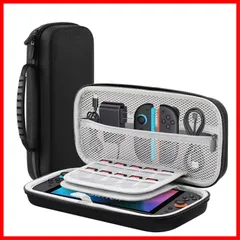 【即発送】保護カバー 収納バッグ 防塵 防汚 ケース 耐衝撃 ナイロン素材 全面保護型 消臭 ケース 大容量 旅行用 キャリングセット 小物収納可 スイッチ 持ち運び便利 ゲームカード20枚 Carrying Case 【令和7年新登場】Switch2対応 f