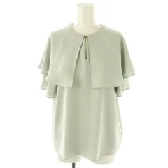 NOBLE ケープニュアンスブラウス（2025SS/新品未使用） セール】【洗える】ケープニュアンスブラウス（シャツ/ブラウス