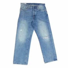 GAP ギャップ 90s LOOSE FIT DENIM ダメージ加工 ルーズフィット デニムパンツ ジーンズ インディゴブルー系 33【中古】