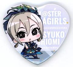 [중고] 배지 핀즈 시오미 슈코(그린) [THE IDOLM@STER CINDERELLA GIRLS 10th ANNIVERSARY Costume Memories!!! 미니츄 트레이딩 하트캔 배지 E]