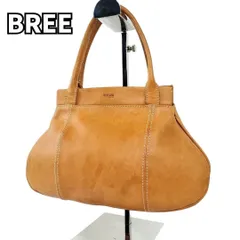 【経年美に惹かれる大人へ✨】　BREE ブリー　ハンドバッグ ナチュラルレザー  本革 上質レザー ミニマル キャメル