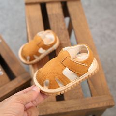 ☆ A타입×브라운 ☆ 17(12.5 cm) ☆ 베이비 샌들 pkxmk187 샌들 베이비 슈즈 베이비 샌들 피리 불어 샌들 아이 샌들 미끄러지기 어려운 신기 쉬운 피리 포함 피리 빠지는 소리가 되는 경량 귀여운