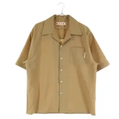 MARNI (マルニ) 23SS ウールトロピカルオープンカラーシャツ ベージュ CUMU0213A0のサムネイル