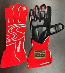 シルバーストーン外縫4輪公認グローブ［Lサイズ-ブラック］FIA2000 PUMA プーマ レーシンググローブ 4輪用 外縫い AVANTI FIA8856