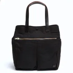 専用　　　【極美品】PORTER 縦長　トートバッグ　A4可　キャンバス　黒 トートバッグ A4 ビジネスバッグ レディース 肩掛け 底鋲