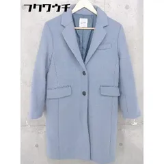 ■ BACK NUMBER バックナンバー  長袖 チェスター コート サイズM ブルー系 レディース  【中古】 【1104160002436】