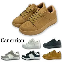新品）ワンカラー＊デザインスニーカー Camel ラクダ色 シンプル c-024 canerrion カジュアル 流行デザイン ローカット おしゃれ厚底 レディース 婦人 普段履き スポーツ アウトドア クッションインソール 足裏負担軽減 運動靴 ひも靴