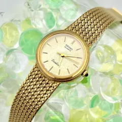 【新品電池】 SEIKO エクセリーヌ レディース 腕時計 ゴールド ドレス 美品 送料無料【電池交換済】 SEIKO セイコー エクセリーヌ