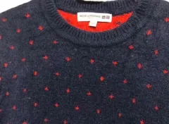 UNIQLO ニットセーター　Lサイズ　ドット柄