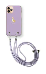Galaxy A23 5G SC-56C SCG18 ギャラクシーA23 スマホケース スマホショルダー かわいい 柴犬 犬シバケン しばいぬ 日本犬 ピンク ストラップ 調節可能 152cm  カラー02