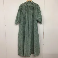 niko and... ニコアンド ワンピース ロングスカート 長袖シャツワンピース 前開きシャツ ノーカラーシャツ