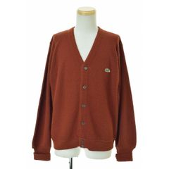 【IZODLACOSTE】70s 糸巻きタグ アクリルニット長袖カーディガン