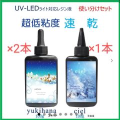 レジン液 ユキハナ2本、シエル1本 - メルカリ