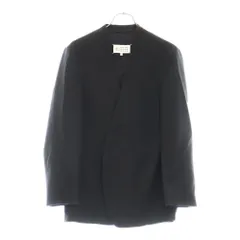 Maison Margiela 10 (メゾン マルジェラ) 23AW ノーカラー ジャケット ブラック S50BN0318のサムネイル