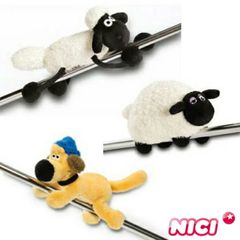 마스코트 자석들이 마그니키 양의 숀 12cm NICI 니키 봉제 동물 잡화 마그넷 자석 메모 클립 문구 메모 홀더 클립 솜털 선물 선물