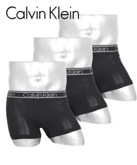 新品 未使用 並行輸入 Calvin Klein カルバンクライン メンズ 下着 ボクサーパンツ 【3枚セット】 BAMBOO COMFORT 50974 5 ブラックセット
