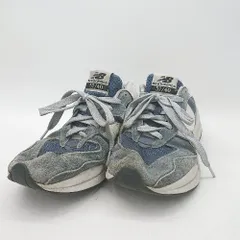 ◇ Θ NEW BALANCE ニューバランス スエード系 スニーカーシューズ サイズ27 ネイビー系 メンズ E  【1506190007441】