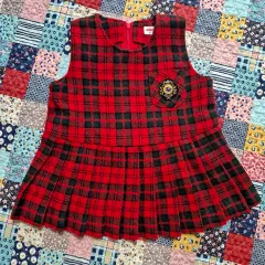 mikihouse ミキハウス タータンチェック ワンピース キッズ 80