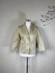 J.CREW レディース ジャケット ベージュ 小さいサイズ S 【c0098】のサムネイル