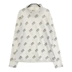 サイズ：LL LE COQ GOLF ルコックゴルフ  ハイネック 長袖Tシャツ 総柄 ホワイト系 [240101421639] ゴルフウェア レディース ストスト