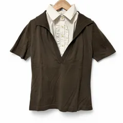 ジェイプレス　L　茶　半袖　Tシャツ・カットソー