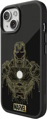 【数量限定】限定モデル】Belkin iPhone アイアンマン 15用ケース MagSafe対応 マグネット搭載 マーベル 薄型 超耐衝撃 UV耐性 【ディズニー創立100周年 黄ばみ防止 ソフトTPU MSA016qcBG-DY