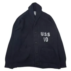 A BATHING APE ケーブルニットカーディガン M ネイビー A BATHING APE ケーブルニットカーディガン M ネイビー