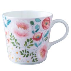 【即納】NARUMI(ナルミ) マグカップ アンナ・エミリア 340cc With Love ピンク 花柄 かわいい 北欧 大きめ プレゼント 電子レンジ温め 食洗機対応 ギフト箱入り 52542-2923P