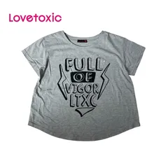 409◯ Lovetoxic tシャツ　カットソー　キッズ　M 150のサムネイル