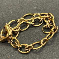 希少 ティファニー K18 ネックレス アズキ チェーン 18金 ブレスレット TIFFANY & Co. ティファニー K18 1837 バーペンダント