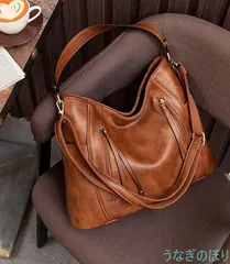 トートバッグ レディース バッグ a4 大きめ 2way PUレザー 軽量 大容量 ポケット多い ポーチ付き 無地 通勤 黒 茶 グレー オフホワイト ビジネスバッグ 50代 40代 30代 0979