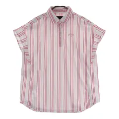 サイズ：S CALLAWAY キャロウェイ 2023年モデル 半袖ポロシャツ ストライプ柄 ピンク系 [240101451115] ゴルフウェア レディース ストスト