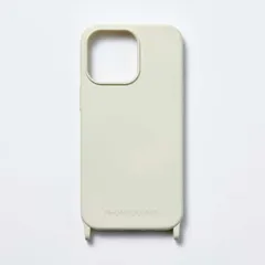 【 新品 未開封 】   ROA iPhone 15 Pro Max (6.7インチ)ストラップホール付キシリコンケース＋ Handle Chain Strap PHONECKLACE アイボリー PN25608i15PM 未使用 送料無料