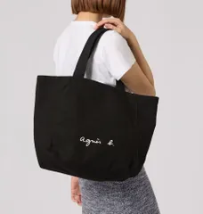 美品　アニエスベー　ブラック トートバッグ　A4可　レザー 楽天市場】A4（ブランドアニエスベー）（トートバッグ